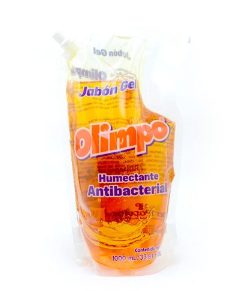 JABON LIQUIDO PARA MANOS OLIMPO ANTIBACTERIAL BOLSA 100OML