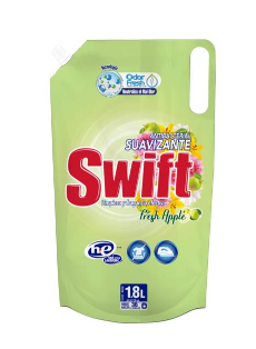 SUAVIZANTE SWIFT FRESH APPLE BOLSA 1800ML
